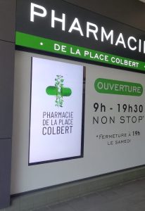 Photo d'une nouvelle installation en pharmacie
