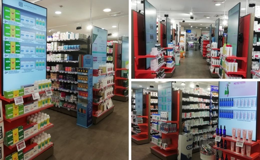 Photo d'une nouvelle installation en pharmacie