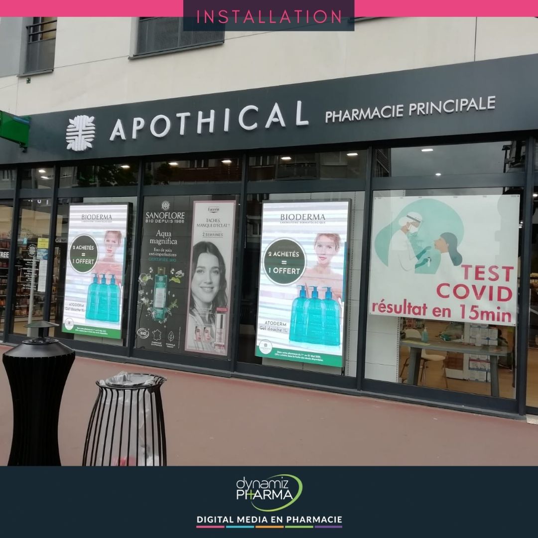 Photo d'une nouvelle installation en pharmacie