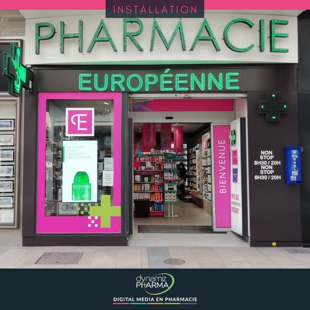 Photo d'une nouvelle installation en pharmacie